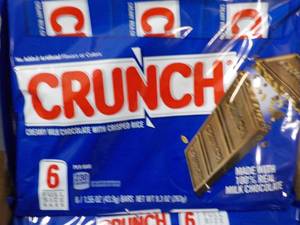 lot 210 image: 12 - 6 ct Pkgs Crunch Milk Chocolat...