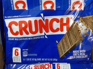 lot 212 image: 12 - 6 ct Pkgs Crunch Milk Chocolat...