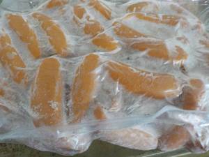 lot 219 image: 11 lb. Frozen Pkgs Knockwurst...