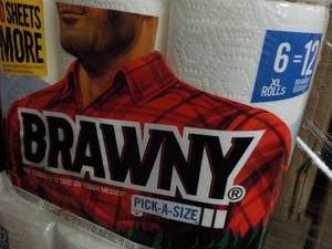 lot 243 image: 6 XL Rolls Brawny Paper Towels...