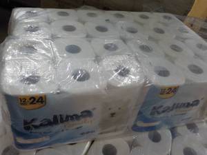 lot 247 image: 96 Rolls Kalima 2 Ply Toilet Paper...