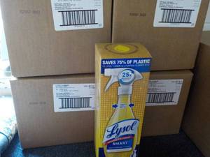 lot 251 image: 4 - 32 ct Boxes Lysol Smart Cleaner...