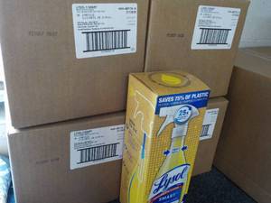 lot 257 image: 4 - 32 ct Boxes Lysol Smart Cleaner...
