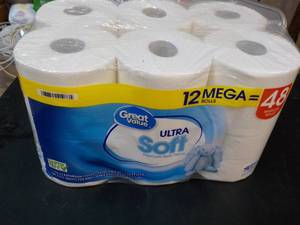 lot 264 image: 12 Mega Rolls Great Value Ultra Sof...