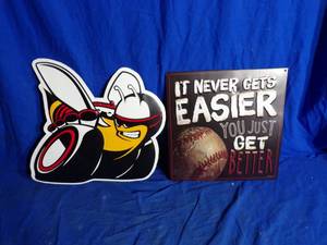 lot 39 image: Metal Signs