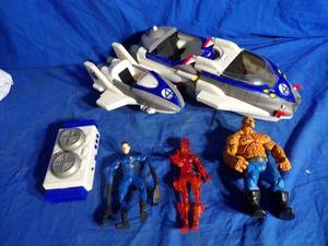 lot 64 image: Fantastic four Figures and Toys