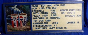 lot 65 image: Menu Board