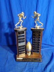 lot 74 image: Vintage Football Trophies