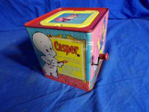 lot 84 image: Vintage Casper The Friendly Ghost Music Box (Crank does not work)