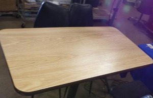 lot 108 image: Bar Height Table and 4 Chairs