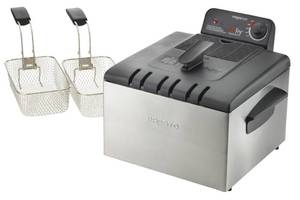 lot 103 image: New  Presto ProFry 12-Cup Dual-Basket Deep Fryer