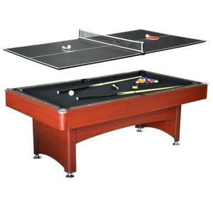 lot 106 image: Brand New In The Box  Bristol 7 Full-Size Pool Table with Table Tennis Top (FH Retail Price is $1,044.99)