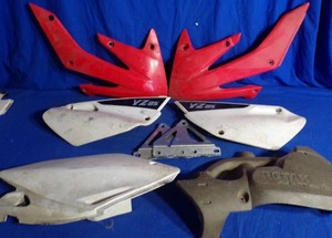 lot 117 image: YZ85 Plastics Body Work Fender Fairing Kit Replacement Set