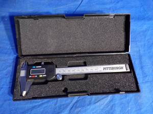lot 134 image: Pittsburgh 6 Digital Caliper with Metric and SAE Fractional Readings