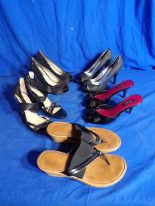lot 140 image: Lot of 5 Pair of Womens Shoes and Sandals (Size 9)