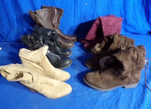 lot 144 image: Assortment of Womens Boots Size 9 and Size 9.5