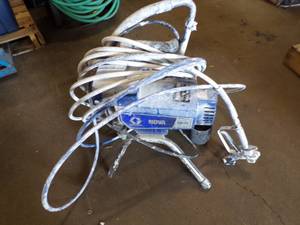 lot 179 image: Graco Ultimate Nova 390 PC Electric Airless Paint Sprayer Retails for $1150 on Amazon