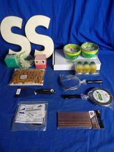 lot 181 image: Miscellaneous Lot of New Items (Bowls, Strainers, 6 Copper Stainless Steel Straws, 3 Bottle Brush Trees)