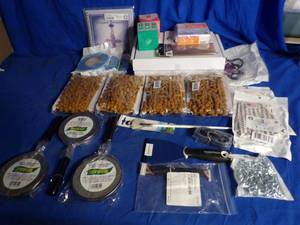 lot 182 image: Miscellaneous Lot of New Kitchen Items and Arts and Crafts Supplies