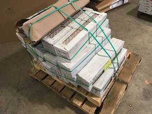 Pallet of Montagna Dapple Gray 6 in. x 24 in. Porcelain Floor and Wall Tile (14.53 sq. ft.  case)  Customer Returns See Pictures