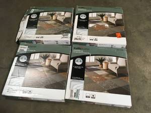 Lot of Mixed Stick Carpet Tile  Customer Returns See Pictures