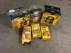 Lot of Mixed Assorted Dewalt Portable Power Stations Various Models and Conditions Customer Returns See Pictures