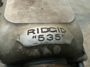 lot 6 image: Rigid Pipe Tread Machine #536