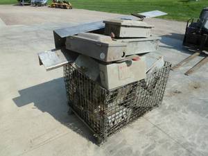 lot 24 image: Electrical Boxes in Wire Basket