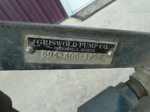 lot 25 image: Griswold Pump