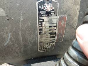 lot 37 image: Reuland Electric Motor 30 Hp