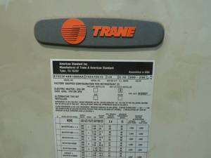 lot 38 image: Trane FurnaceAC unit