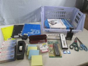 lot 121 image: (A-2) Assorted Office Supplies - Co...