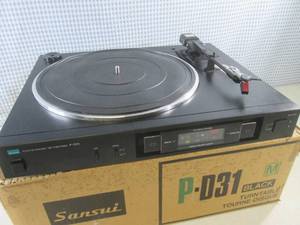lot 124 image: (A-3) Sansui P-D31 Turntable - Powe...