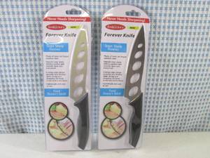 lot 138 image: (H-2) 2 Forever Kitchen Knives - 9 ...