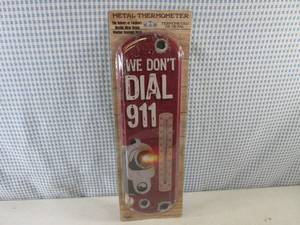lot 139 image: (H-1) Large Metal Thermometer We D...