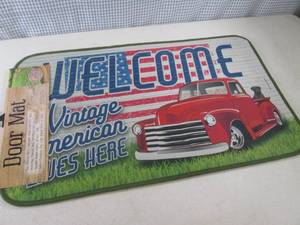 lot 148 image: (B-2) Door Mat Welcome..A Vintage ...