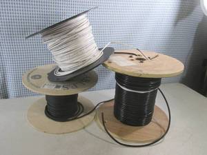 lot 208 image: (F-1) 3 Partial Rolls of AV Wire an...