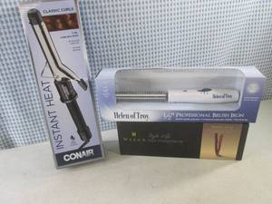 lot 249 image: (CSB) 2 Hair Irons and Straightener...