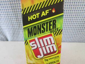 lot 271 image: (B-3) Box 18 Monster Size Slim Jim ...