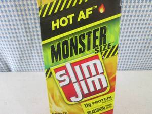 lot 273 image: (B-3) Box 18 Monster Size Slim Jim ...