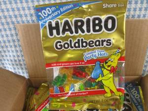 lot 274 image: (B-3) 12 Bags Haribo Goldbears Gumm...