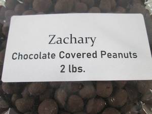 lot 277 image: (B-3) 2 Pounds Chocolate Covered Pe...