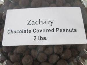 lot 278 image: (B-3) 2 Pounds Chocolate Covered Pe...