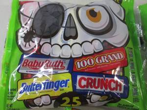 lot 295 image: (B-2) 3 Bags Assorted Bite Size Can...