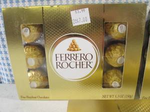 lot 307 image: (B-1) Ferrero Rocher Fine Hazelnut ...