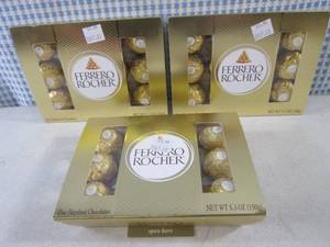 lot 308 image: (B-1) Ferrero Rocher Fine Hazelnut ...