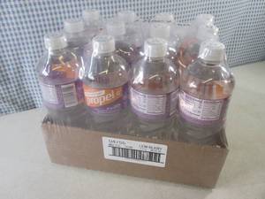 lot 309 image: (C-1) 12 Bottles Propel Lemon Black...