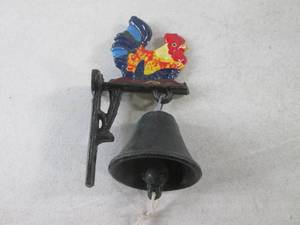 lot 323 image: (EC1) Cast Iron Bell and Wall Mount...