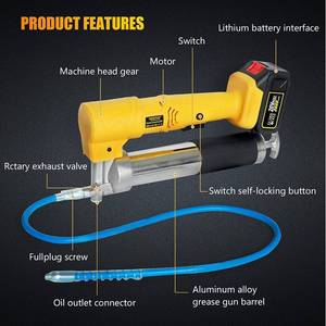 lot 4 image: Hantuo 20V Cordless Grease Gun