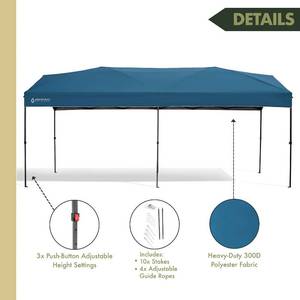 lot 36 image: Arrowhead Outdoor 10 X 20 Pop-Up Canopy and Instant Shelter